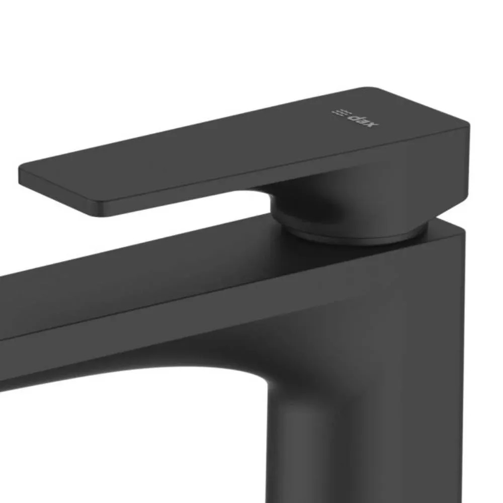 Misturador Monocomando para Lavatório de Mesa Bica Alta Iguaçu Black - Dax