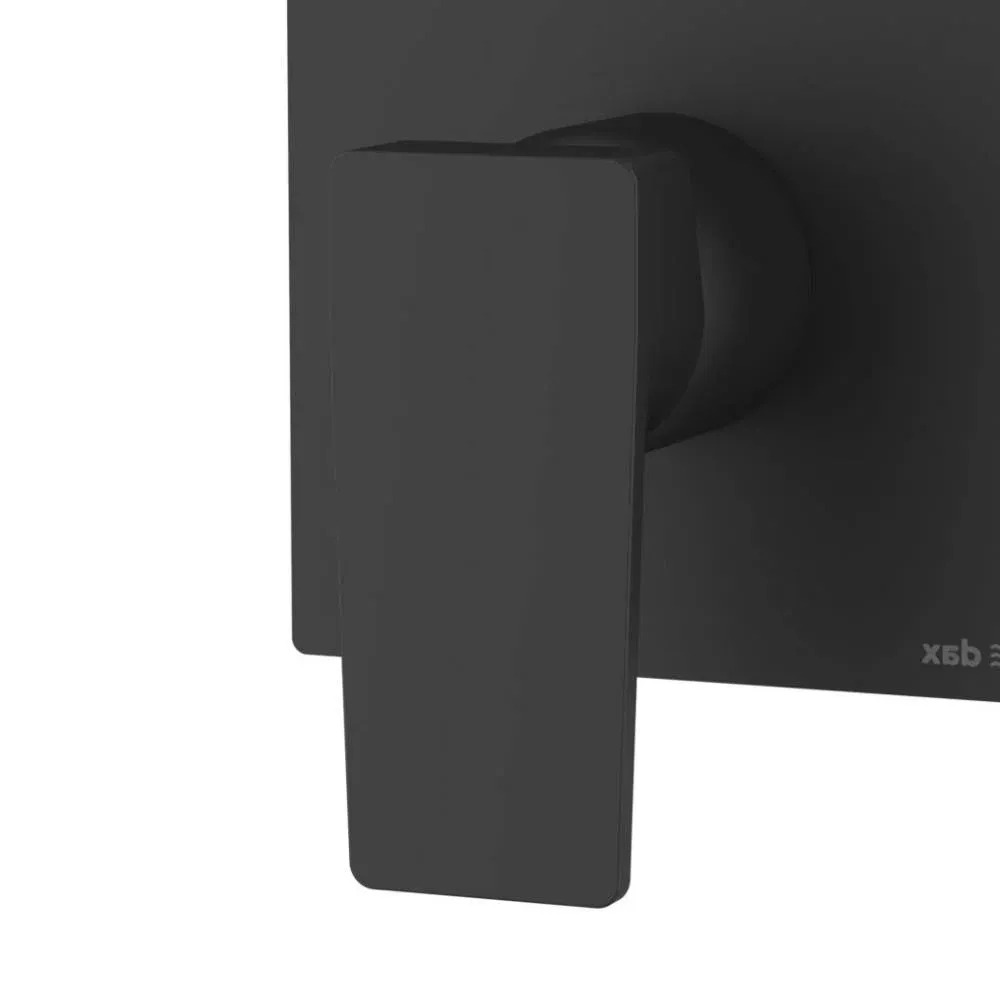 Acabamento Monocomando de Chuveiro Iguaçu Black - Dax