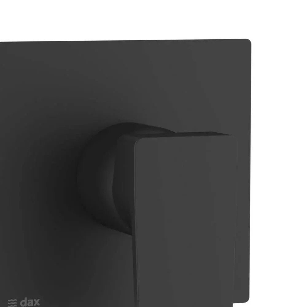 Acabamento Monocomando de Chuveiro Iguaçu Black - Dax
