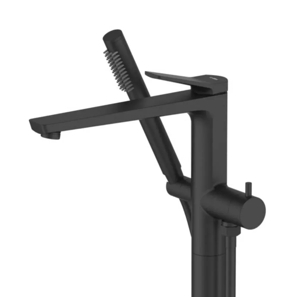 Misturador de Piso Monocomando para Banheira Ada Black - Dax
