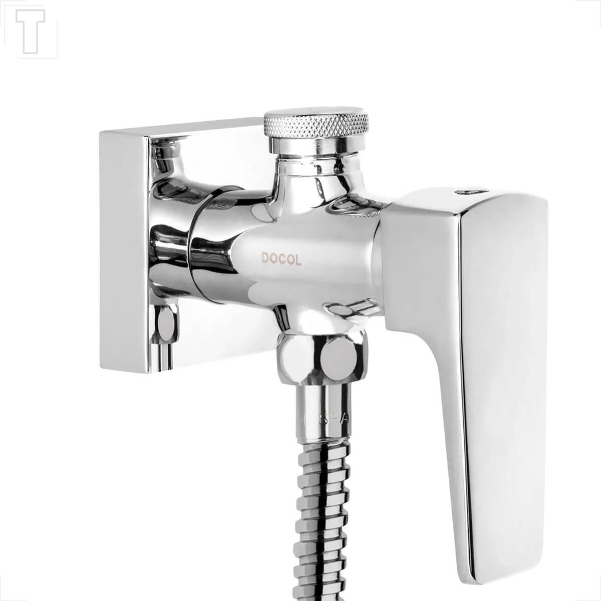 Ducha Higiênica com Registro e Derivação Lift Cromada - Docol