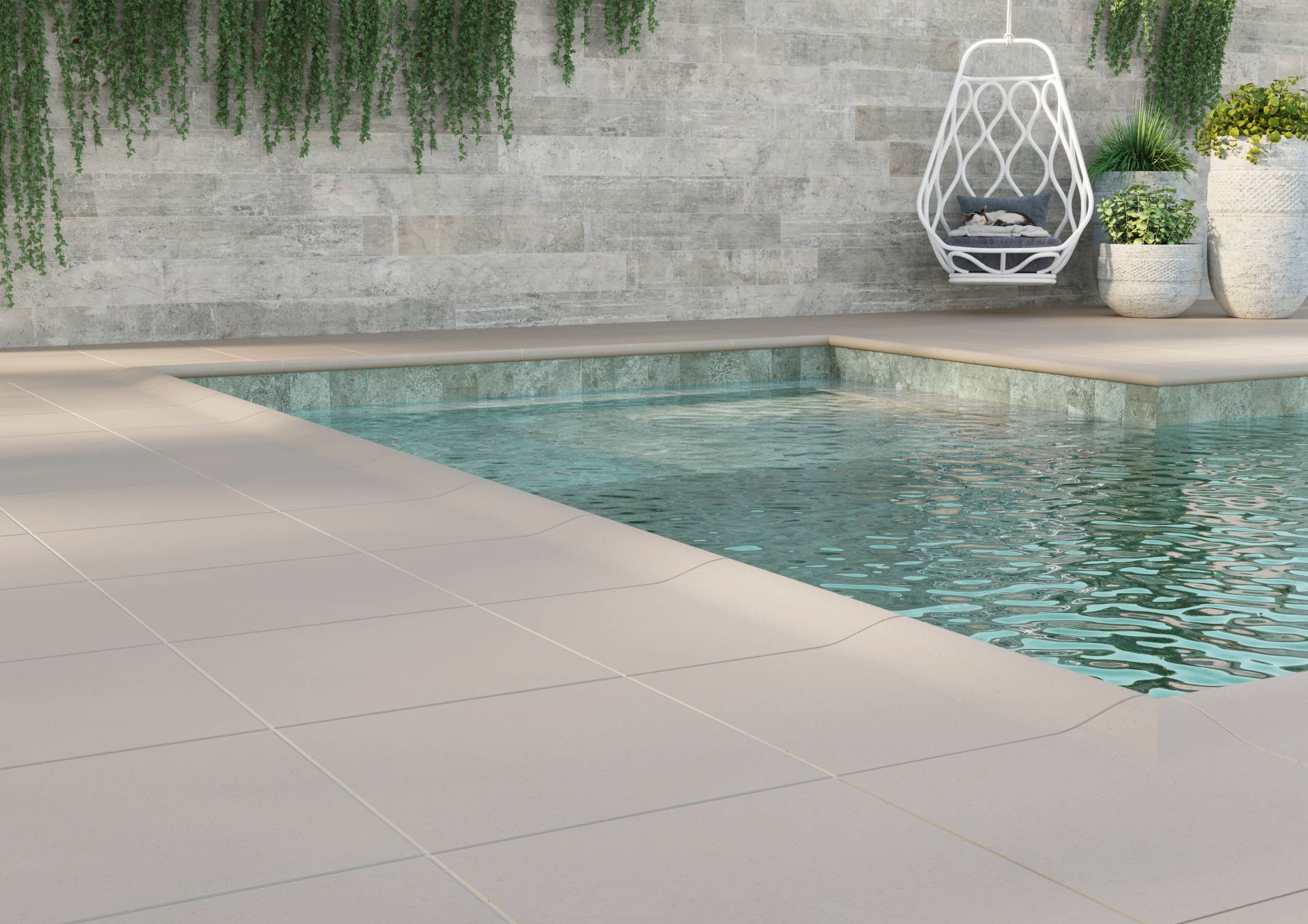 Porcelanato 19,7X120 cm Matte MUBE CONCRETO MA - Decortiles