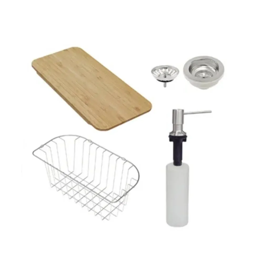 CUBA SOBREPOR 64X38 COM ACESSORIOS MICHIGAN INOX FOSCO - Dax
