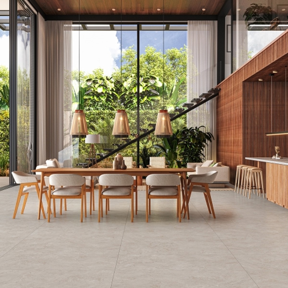 Porcelanato 83x83 cm Rústico PIEMONTE - Damme
