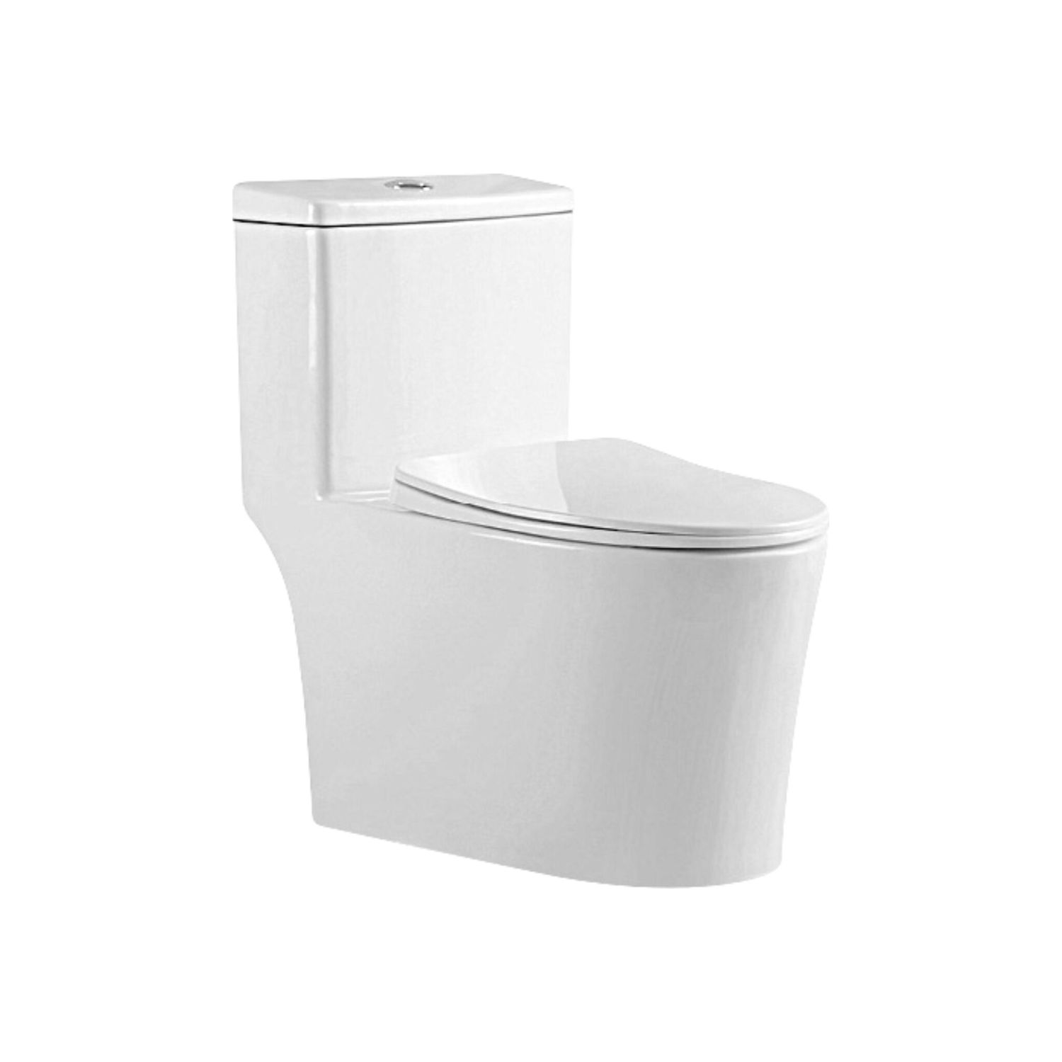 BACIA COM CAIXA ACOPLADA MONOBLOCO PLATINA BRANCO - Dax