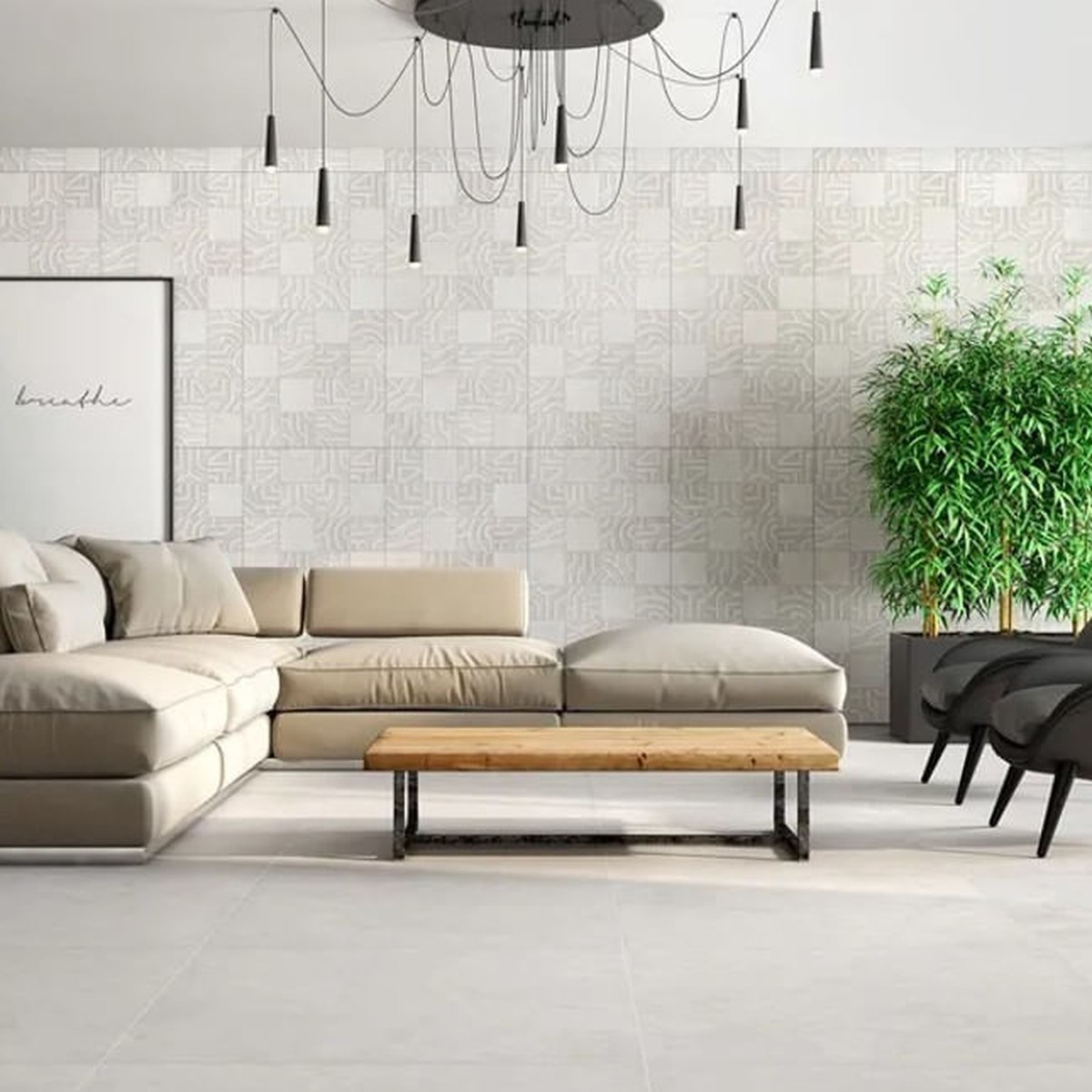 Porcelanato 83x83 cm VERSALHES SILVER PLUS - Castelli