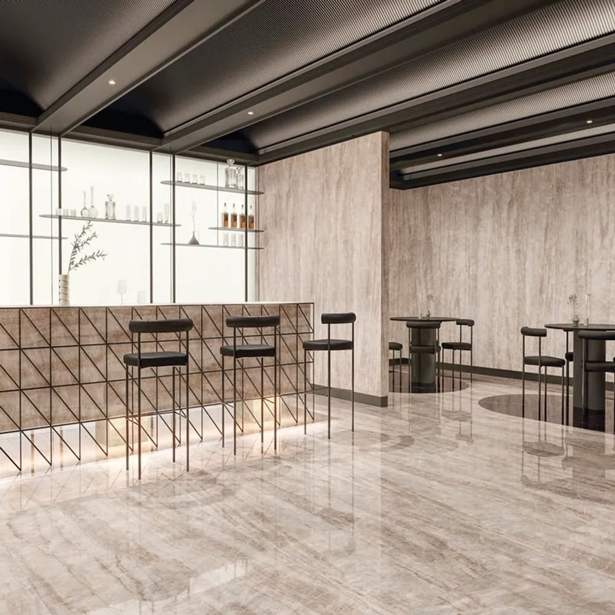 Porcelanato Taj Mahal Micro Crystal 120x120 cm - Roca
