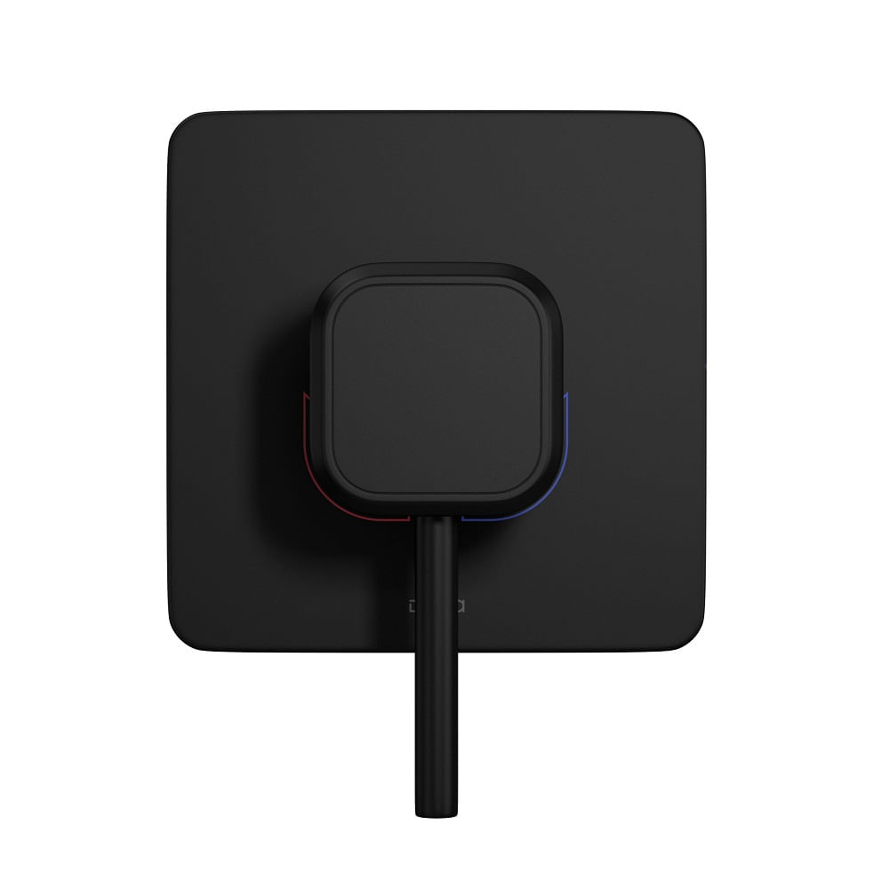 Acabamento Monocomando para Chuveiro Quadrado Black Matte - Deca