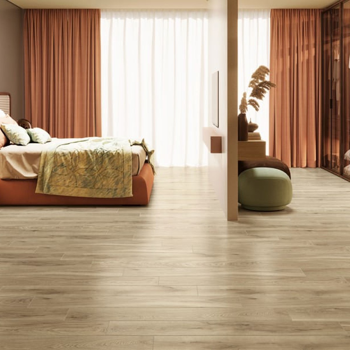 Porcelanato 20x122 cm BALMORAL MARFIM - Castelli