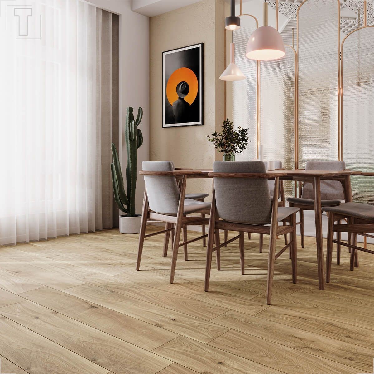 Porcelanato 20x122 cm BALMORAL CANELA - Castelli