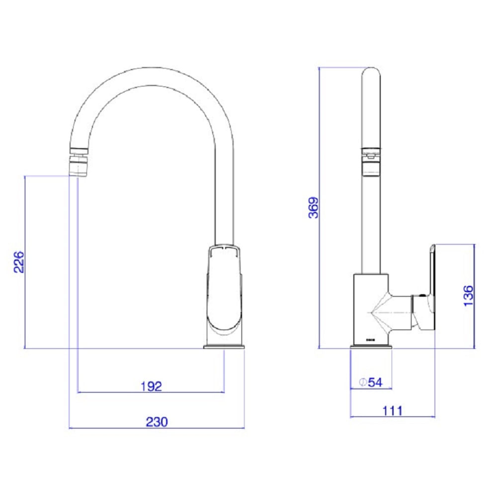 Misturador para Cozinha Monocomando Bica Móvel Level Cromado - Deca
