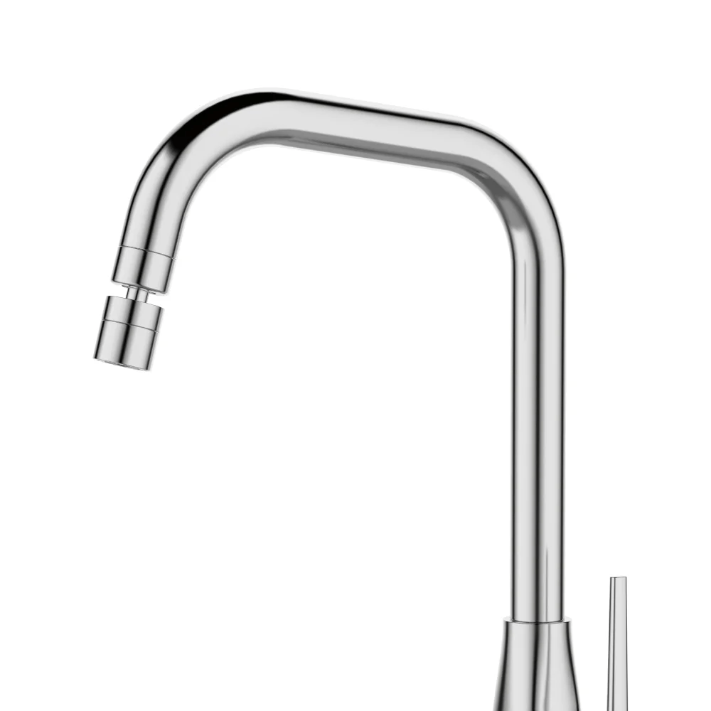 Misturador para Cozinha Monocomando de Mesa Bica Móvel Escovado - Dax