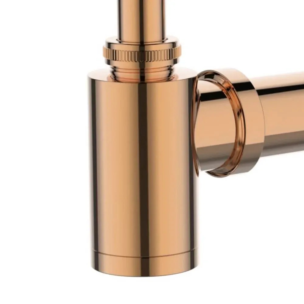 Sifão Rosé Dourado P/LAVATORIO - Dax