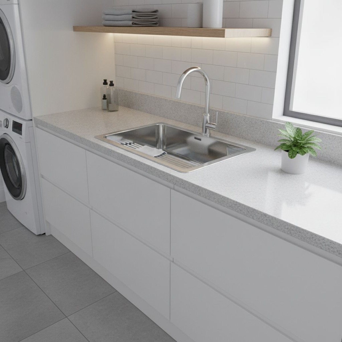 Tanque Reto de Sobrepor Inox 63x51,5x26cm 35 L Polido - Docol