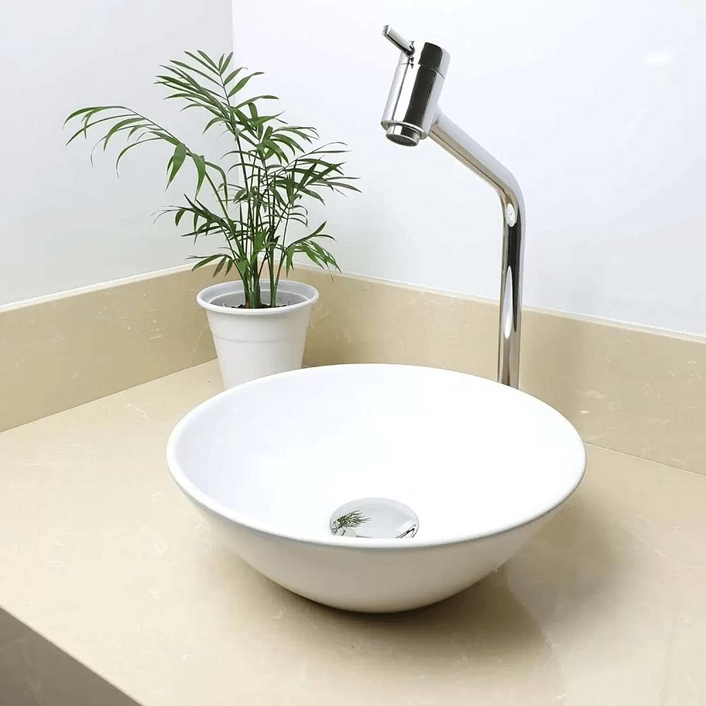 Torneira para Lavatório de Mesa Bica Alta Link Cromada - Deca