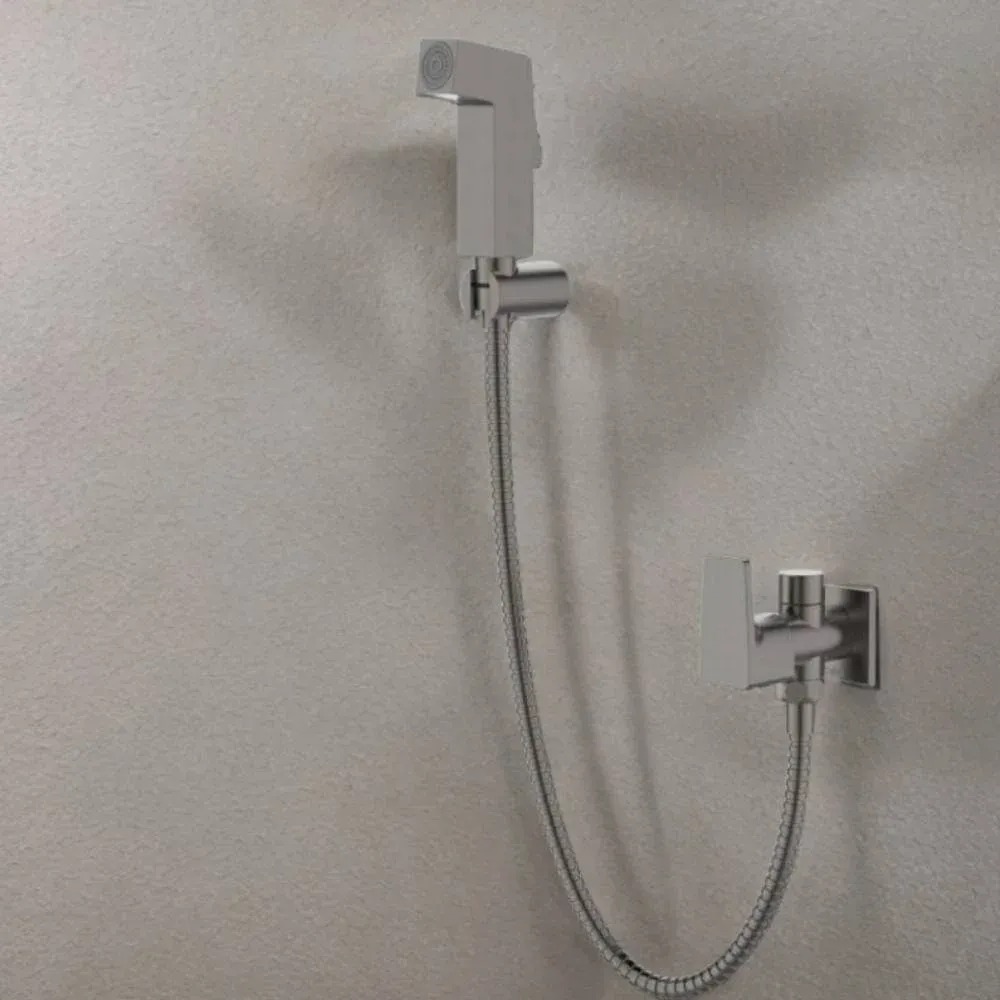 Ducha Higiênica com Registro sem Derivação Cinza IGUAÇU - Dax