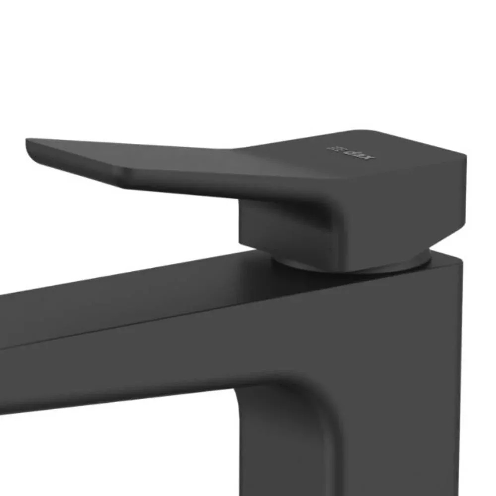 Misturador para Lavatório Monocomando de Mesa Bica Alta Black - Dax