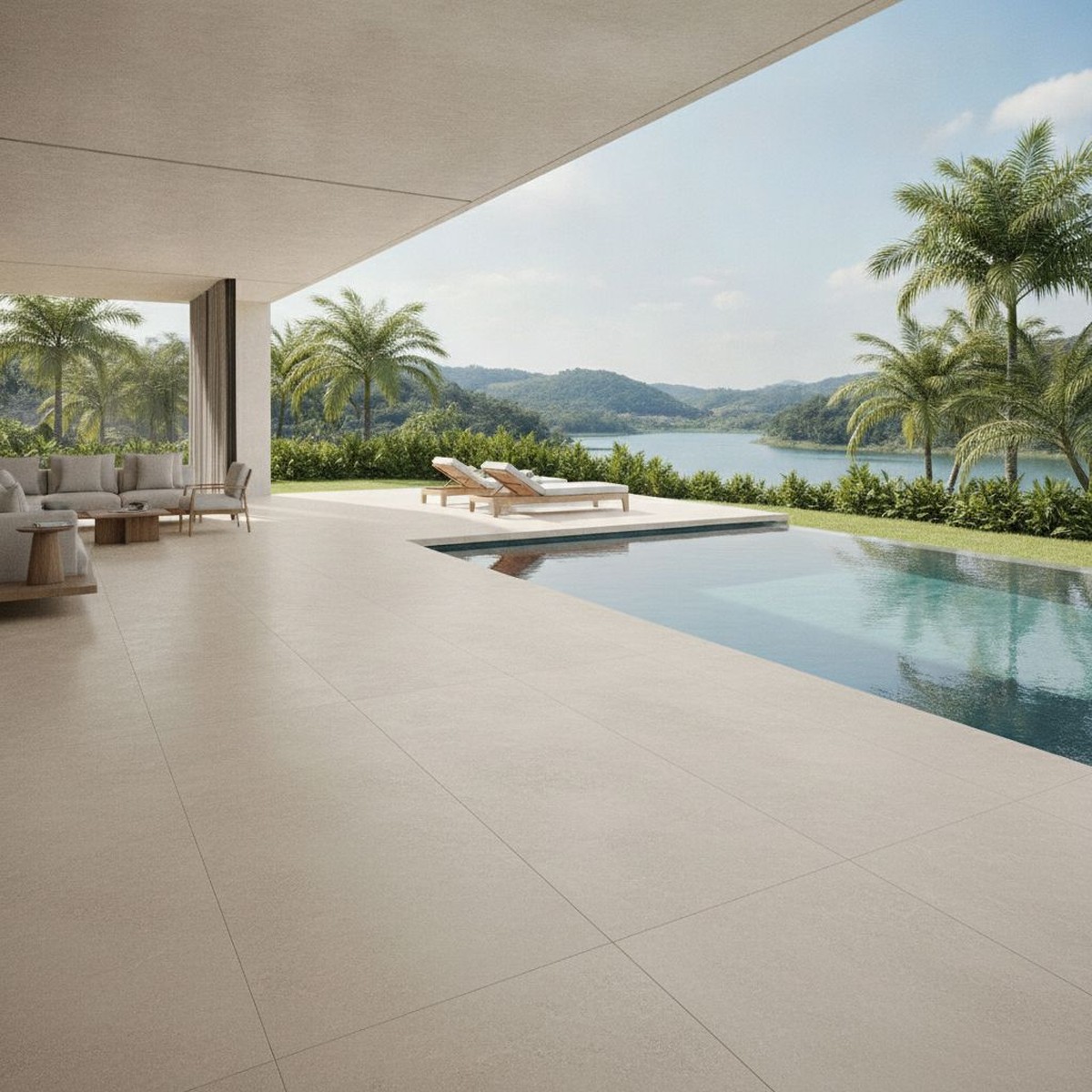 Porcelanato 120x120 cm OREGON BEIGE SATIN - Biancogres Galleria