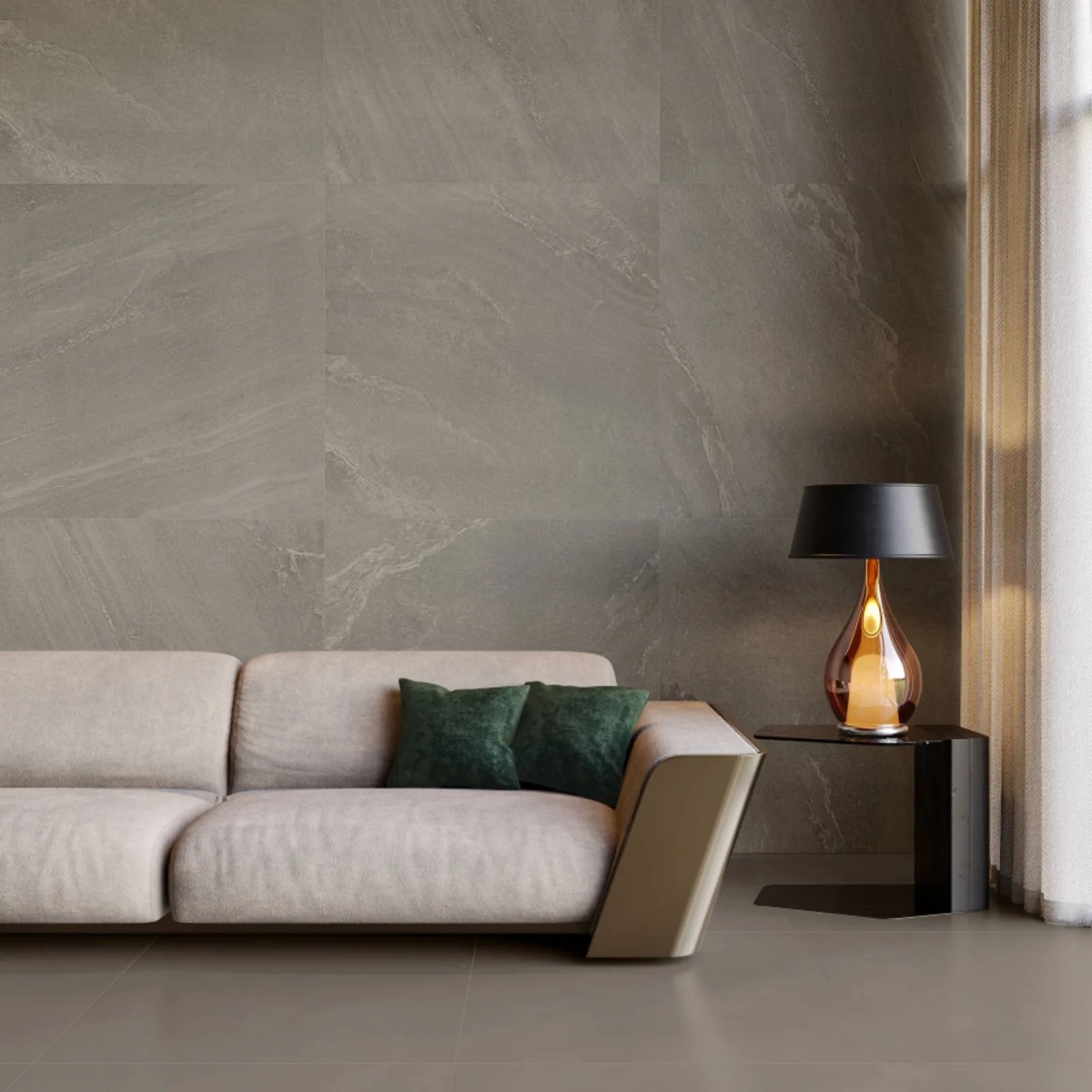 Porcelanato 120x120 cm PIASENTINA GREY STR - Biancogres Galleria