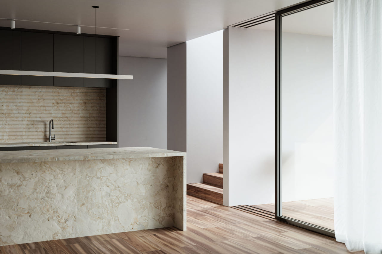 Porcelanato 120x120 cm Acetinado BRESSE JERI 3D - Decortiles