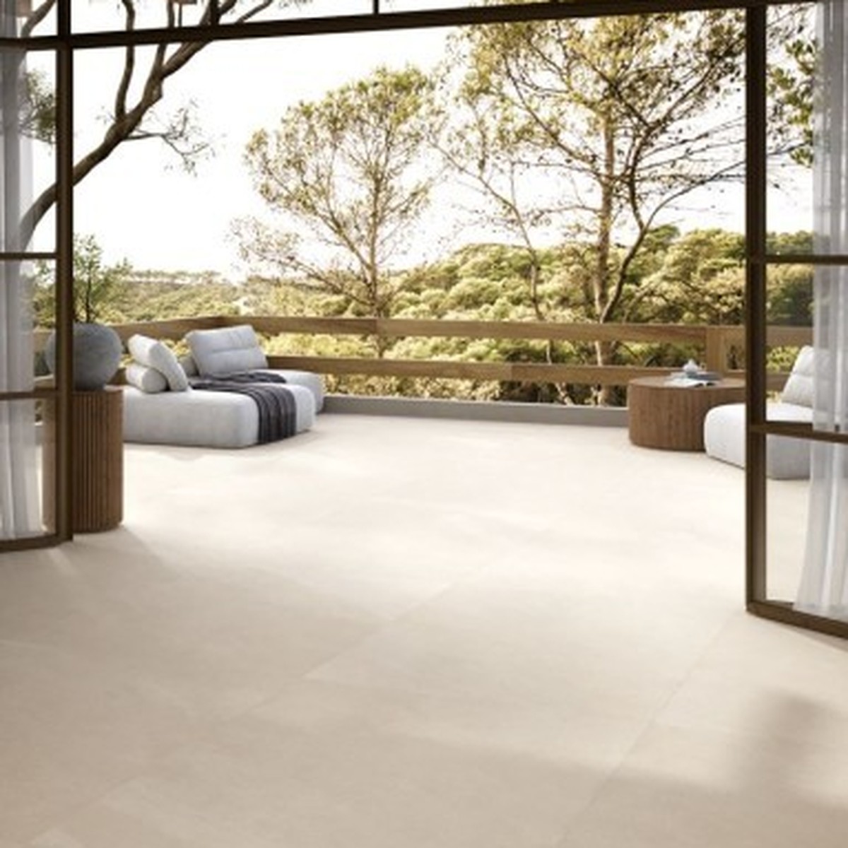Porcelanato 120x120 cm NANTES BEIGE SATIN - Biancogres Galleria